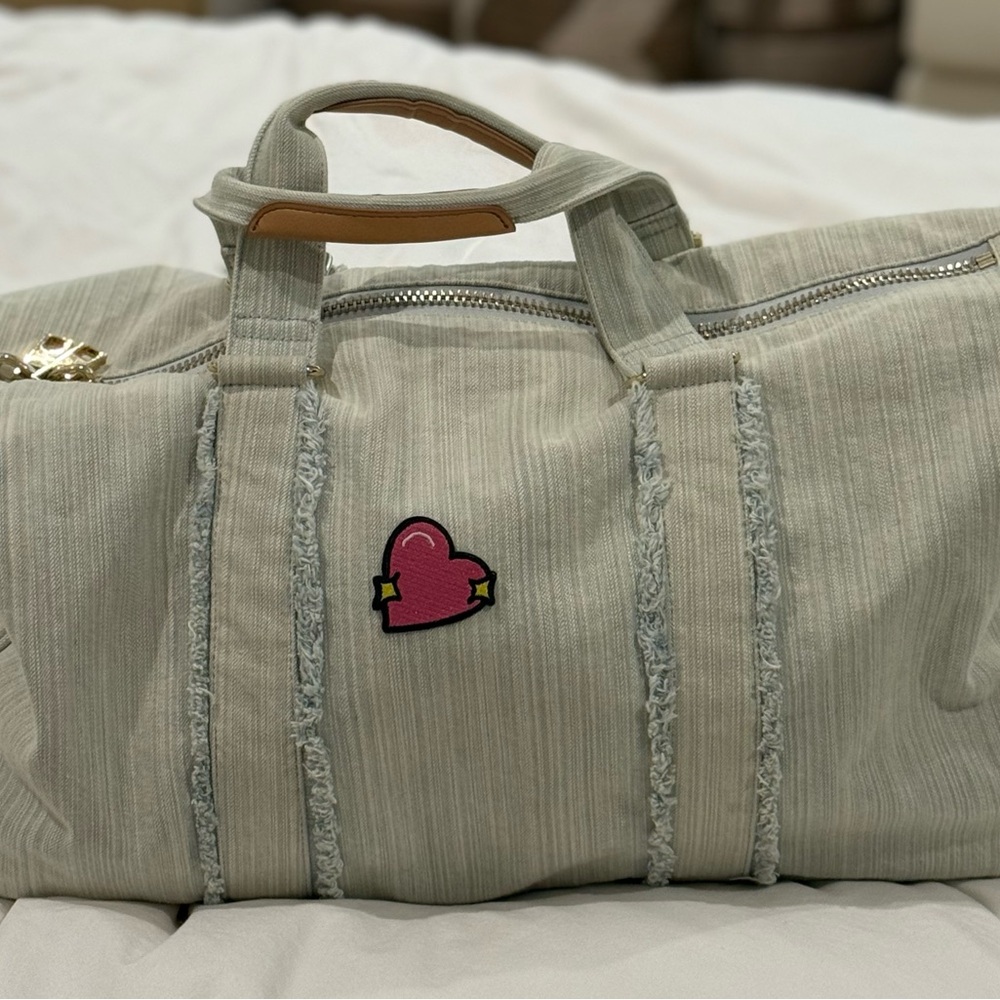 Stoney Clover Lane Denim Duffle Bag